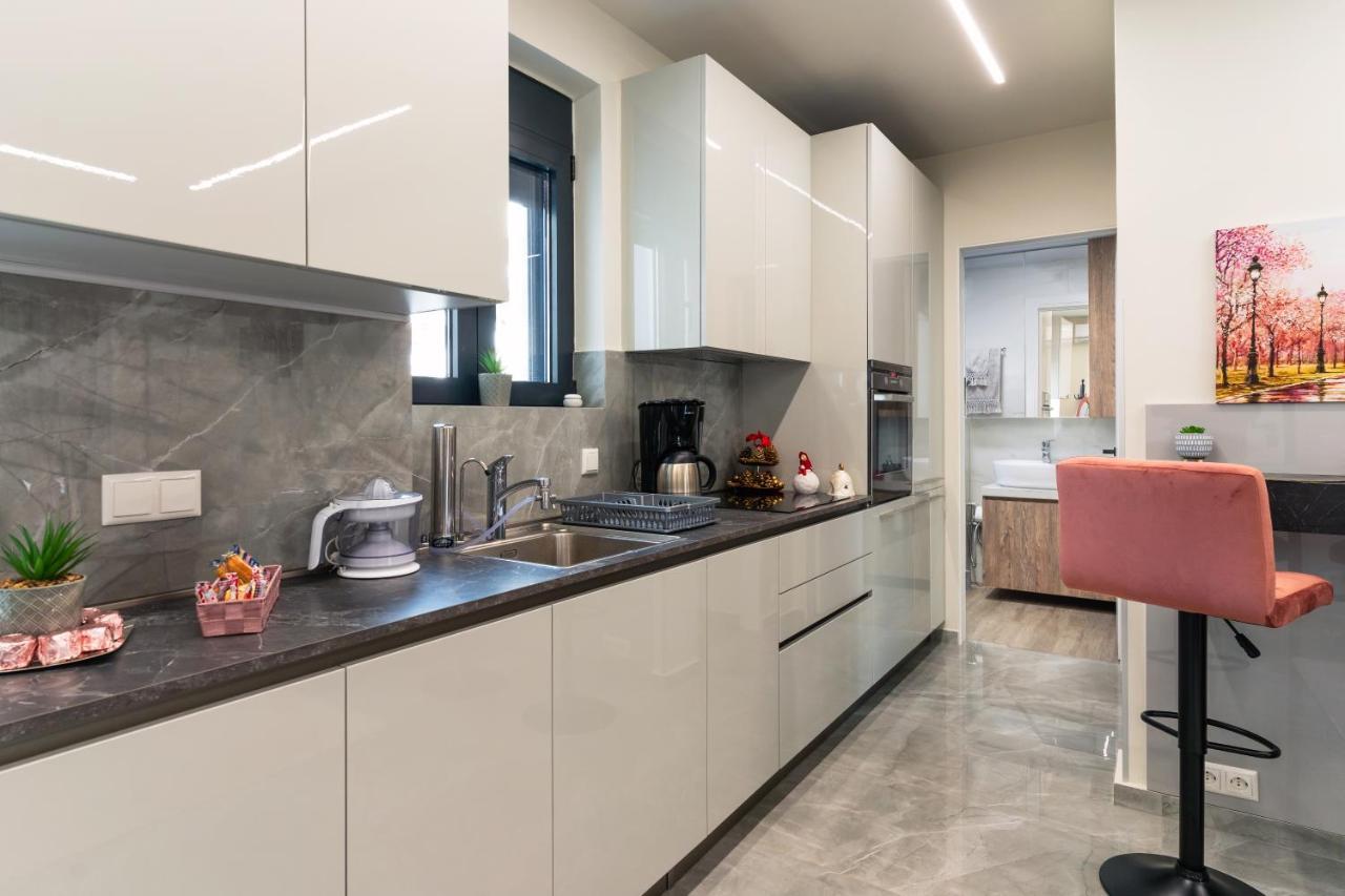 Olina'S Luxury Apartment Tríkala エクステリア 写真